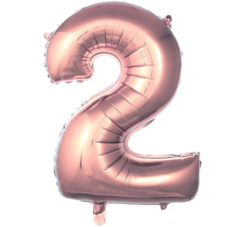 Folyo Balon Rose Gold 2 40 İnç 100 Cm